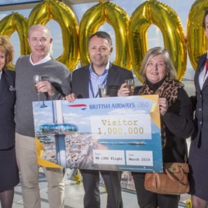 British Airways i360 welcomes one millionth visitor