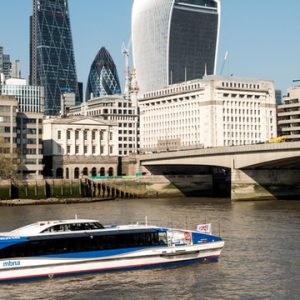 MBNA Thames Clippers zero emission ferry