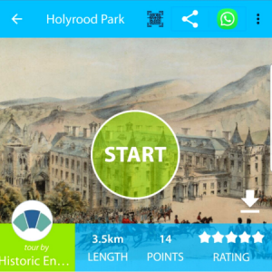 Geotourist & Historic Environment Scotland launched Holyrood Park audio trail