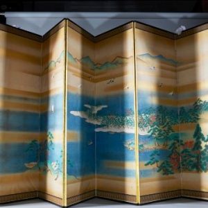 Japan Courts and Culture screen paintings